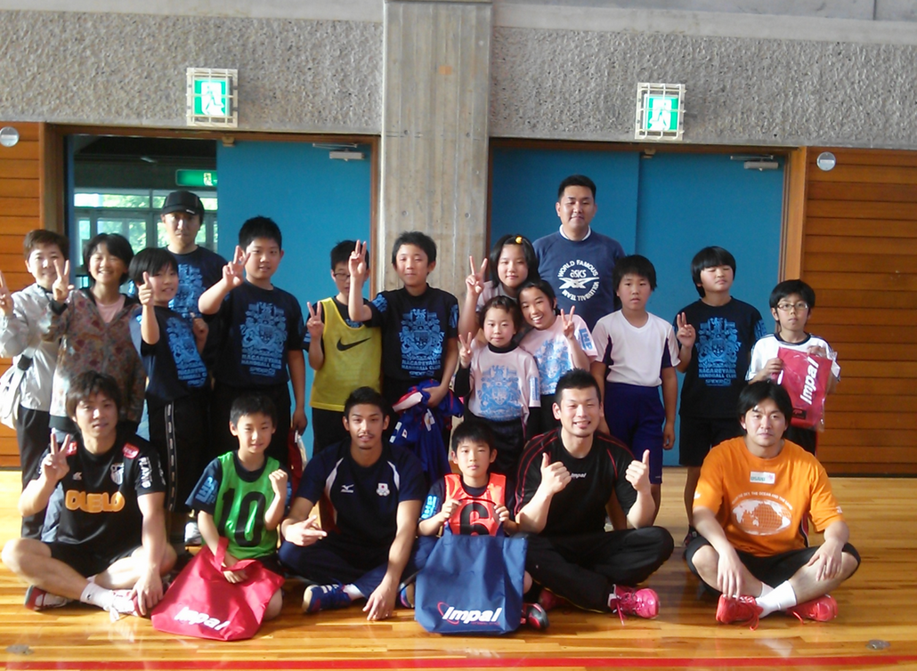 市川市ハンドボール教室　練習報告